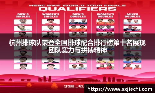 杭州排球队荣登全国排球配合排行榜第十名展现团队实力与拼搏精神